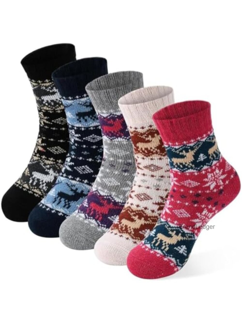 Women Winter Thick Warm Wool Crew Socks Soft Thermal Gift Size 5-9